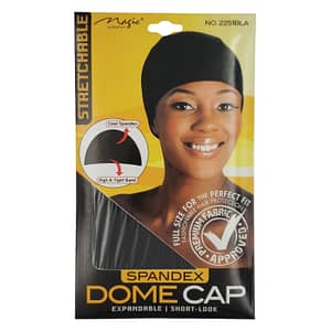 Magic Stretchable Spandex Dome Cap 2251BLA