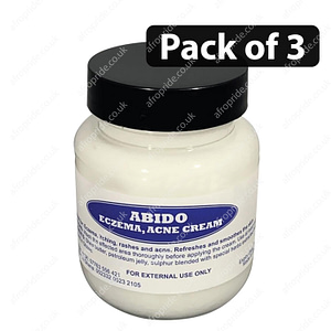 (Pack of 3) Abido Eczema, Acne Cream