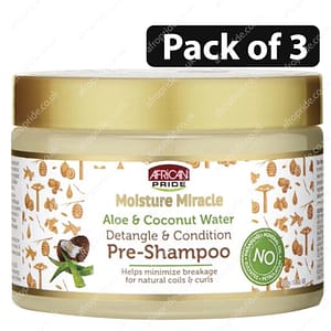 (Pack of 3) African Pride Moisture Miracle Pre-Shampoo 12oz