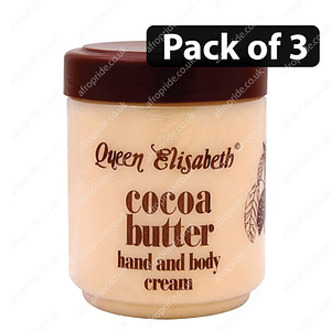 (Pack of 3) Queen Elisabeth Cocoa Butter Hand & Body Cream 250ml