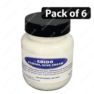 (Pack of 6) Abido Eczema, Acne Cream
