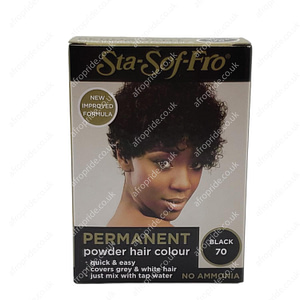 Sta Sof Fro Permanent Powder Hair Colour Black 70