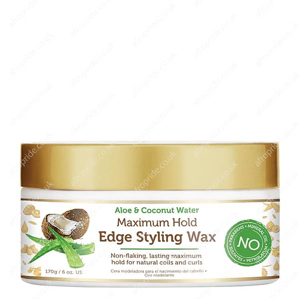 African Pride Maximum Hold Edge Styling Wax 6oz