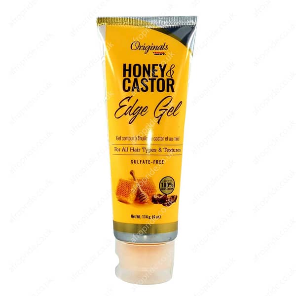 Africa's Best Honey & Castor Edge Gel For All Hair Types 4oz