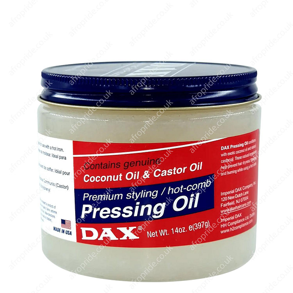 DAX Pressing Oil Contains Coconut Oil & Castor Oil 14oz