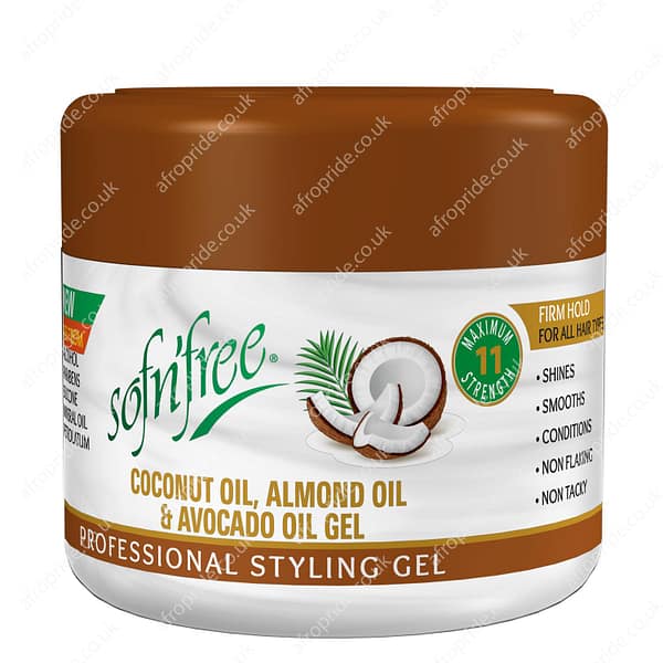 Sofn'Free Coconut Oil, Almond Oil & Avocado Oil Gel 250ml