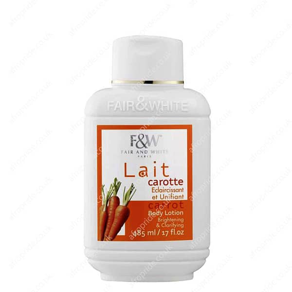 Fair & White Paris Lait Carrot Eclaircissant 17oz