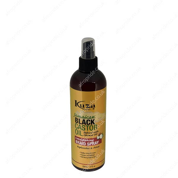 Kuza Jamaican Black Castor Oil Conditioning Braid Spray 12 Oz
