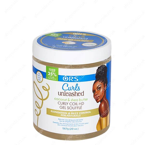 ORS Curls Unshealed Coconut & Shea Butter Curly Coil HD Gel Souffle