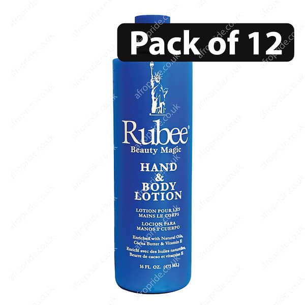 (Pack of 12) Rubee Hand & Body Lotion 16oz