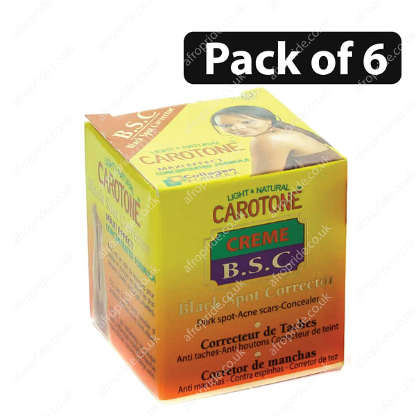 (Pack of 6) Light & Natural Carotone Black Spot Corrector Creme BSC
