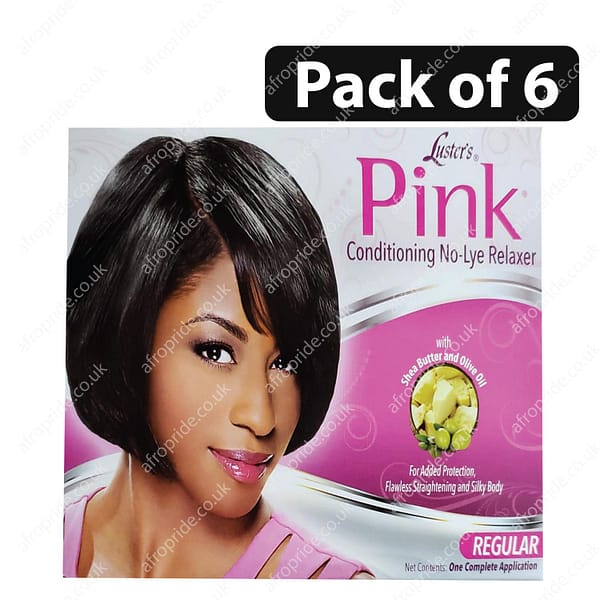 (Pack of 6) Luster's Pink Conditioning No-Lye Relaxer