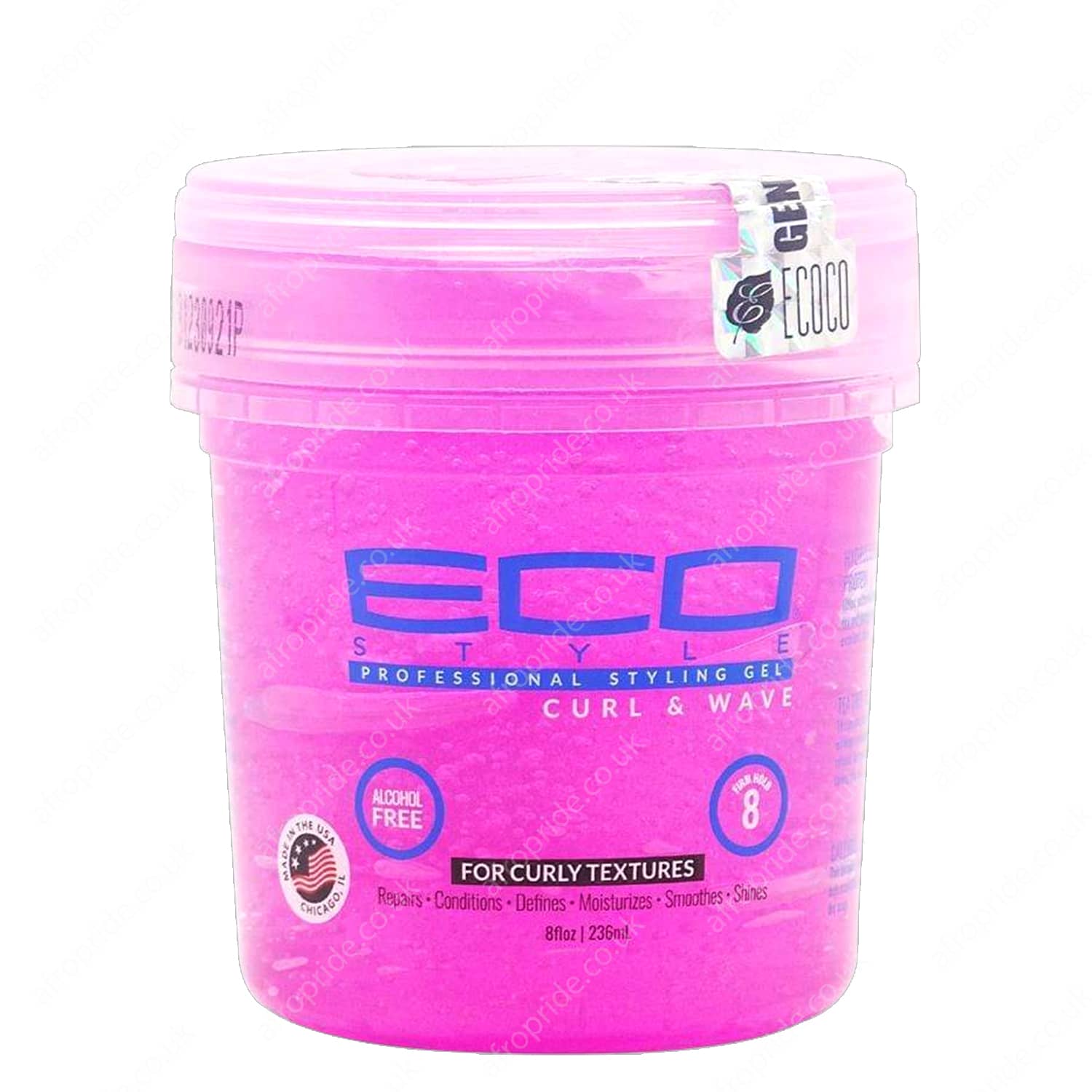 ECO Curl & Wave Styling Gel 8oz - Afro Pride