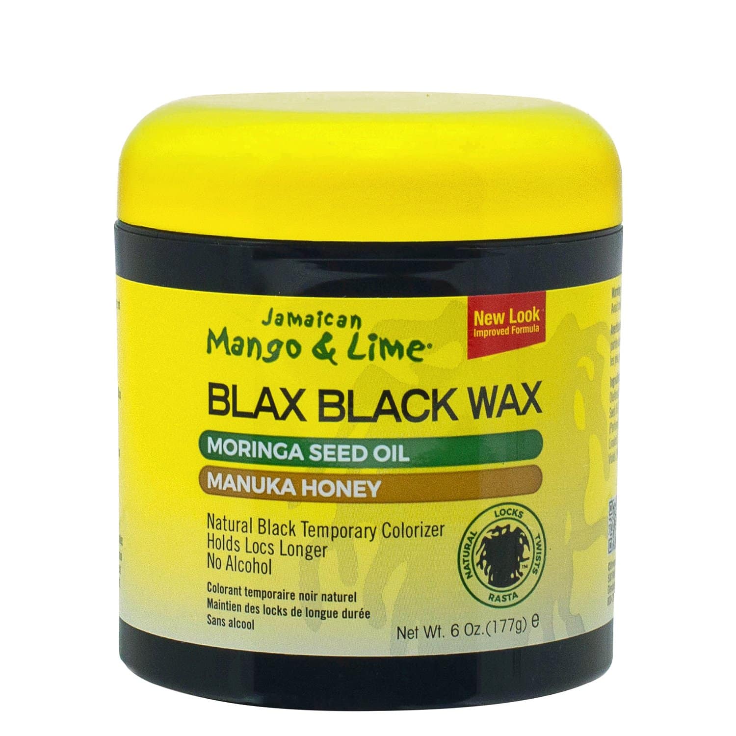 Jamaican Mango and Lime Blax Black wax 6 oz Afro Pride