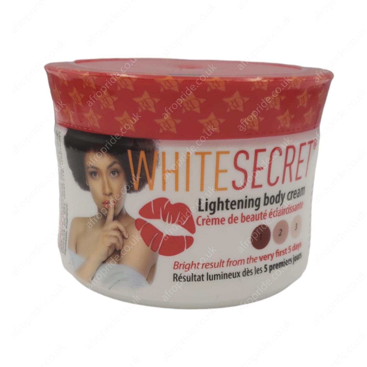 White Secret Lightening Body Cream 140ml Afro Pride