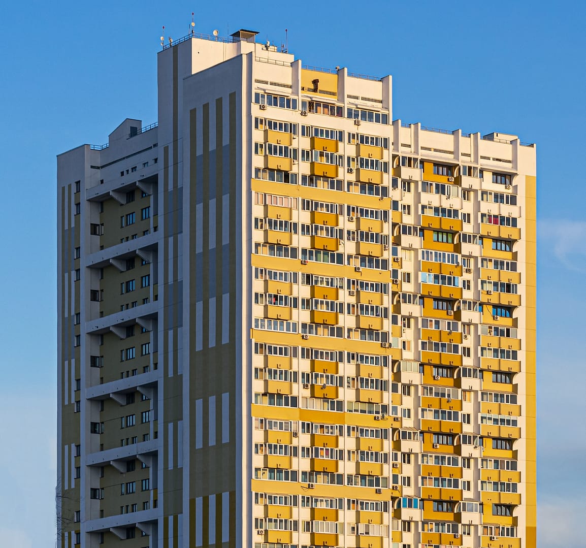 A high rise block of flats