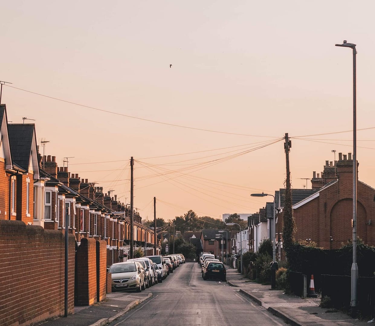 A residential street