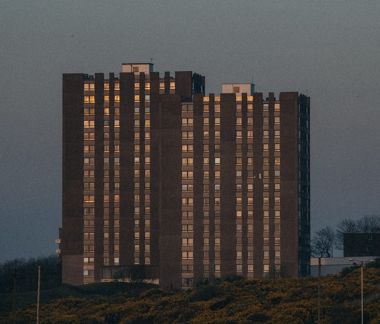 High rise block of flats