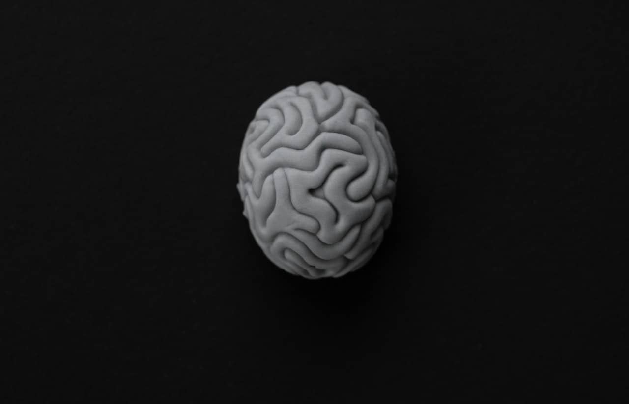 A graphic of a brain