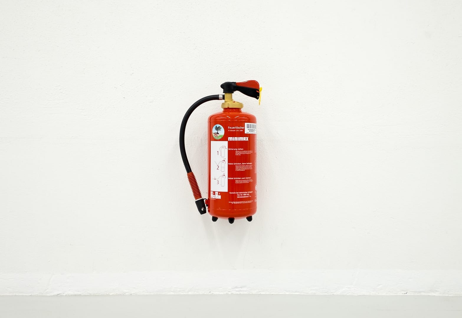 A fire extinguisher 