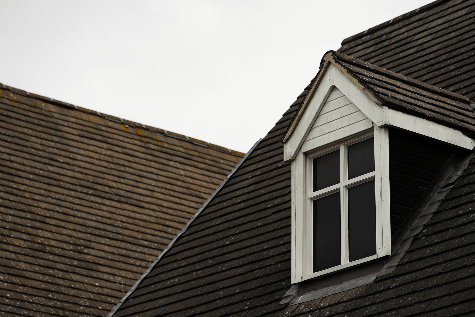 the ceiling of a house