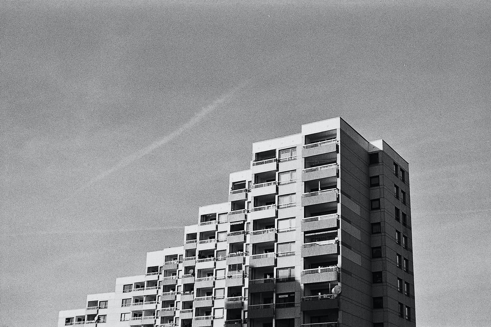 A group of high rise blocks of flats