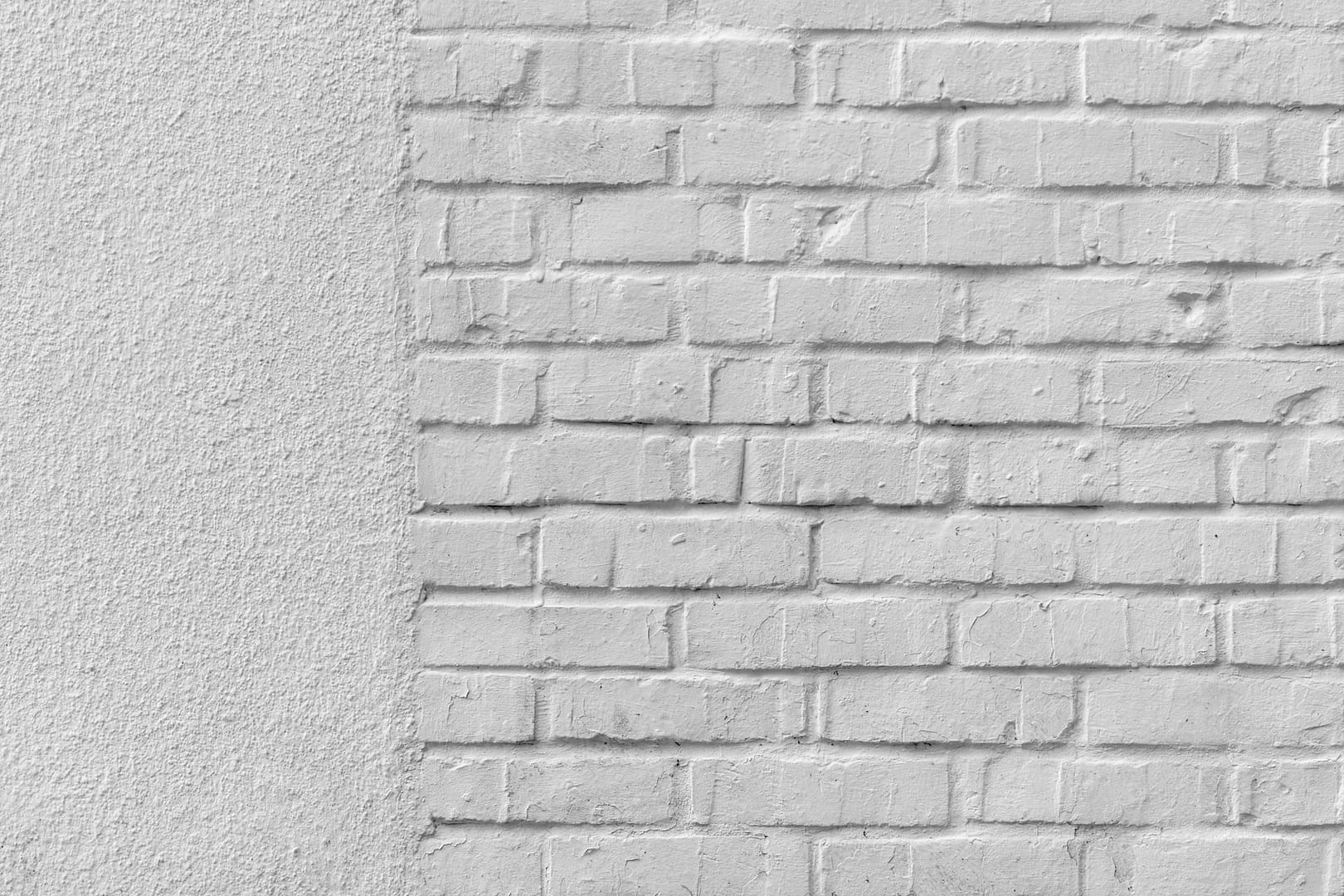 A white brick wall
