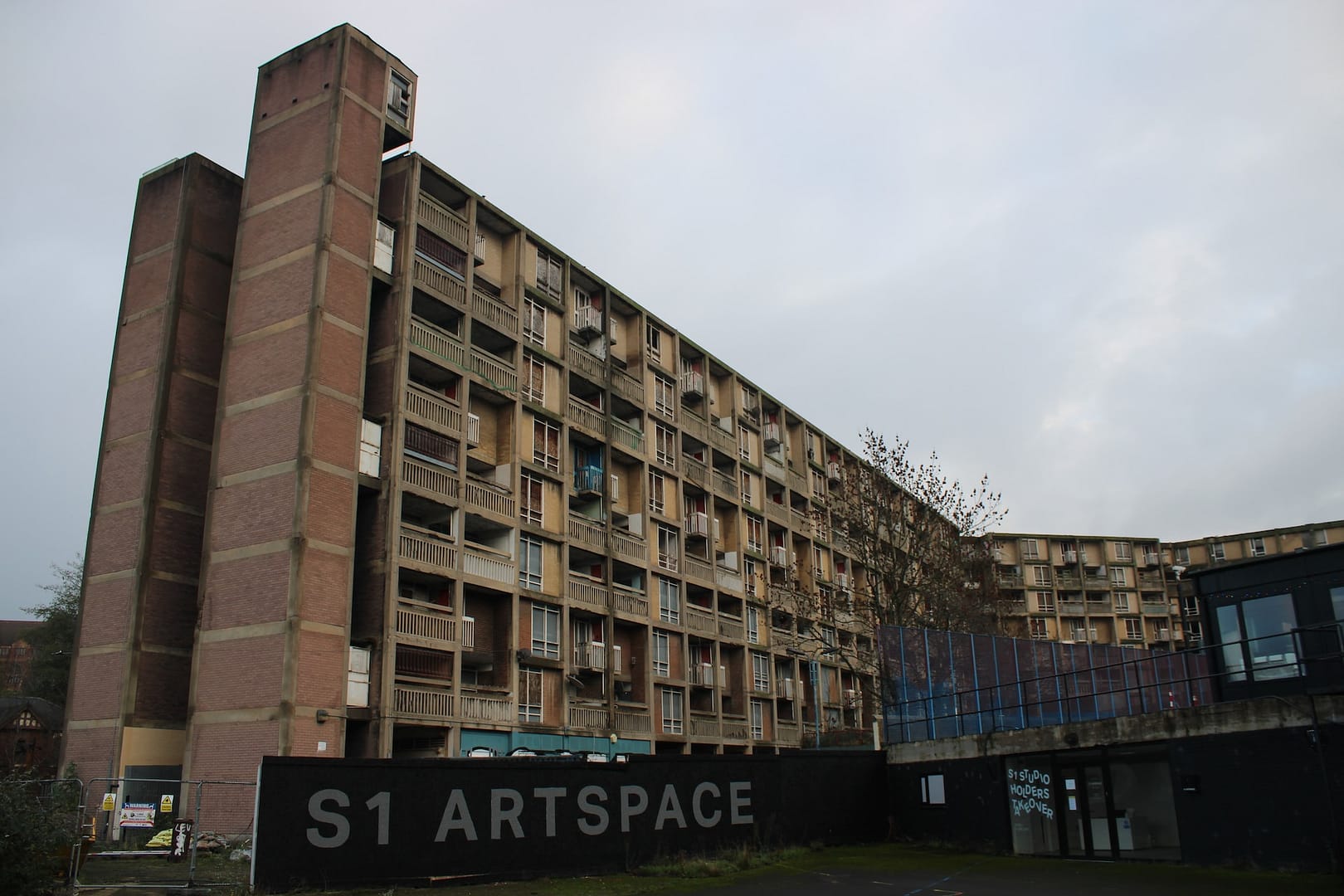 A block of flats in Sheffield