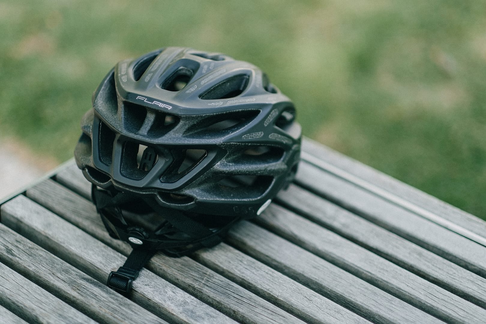 A cycling helmet