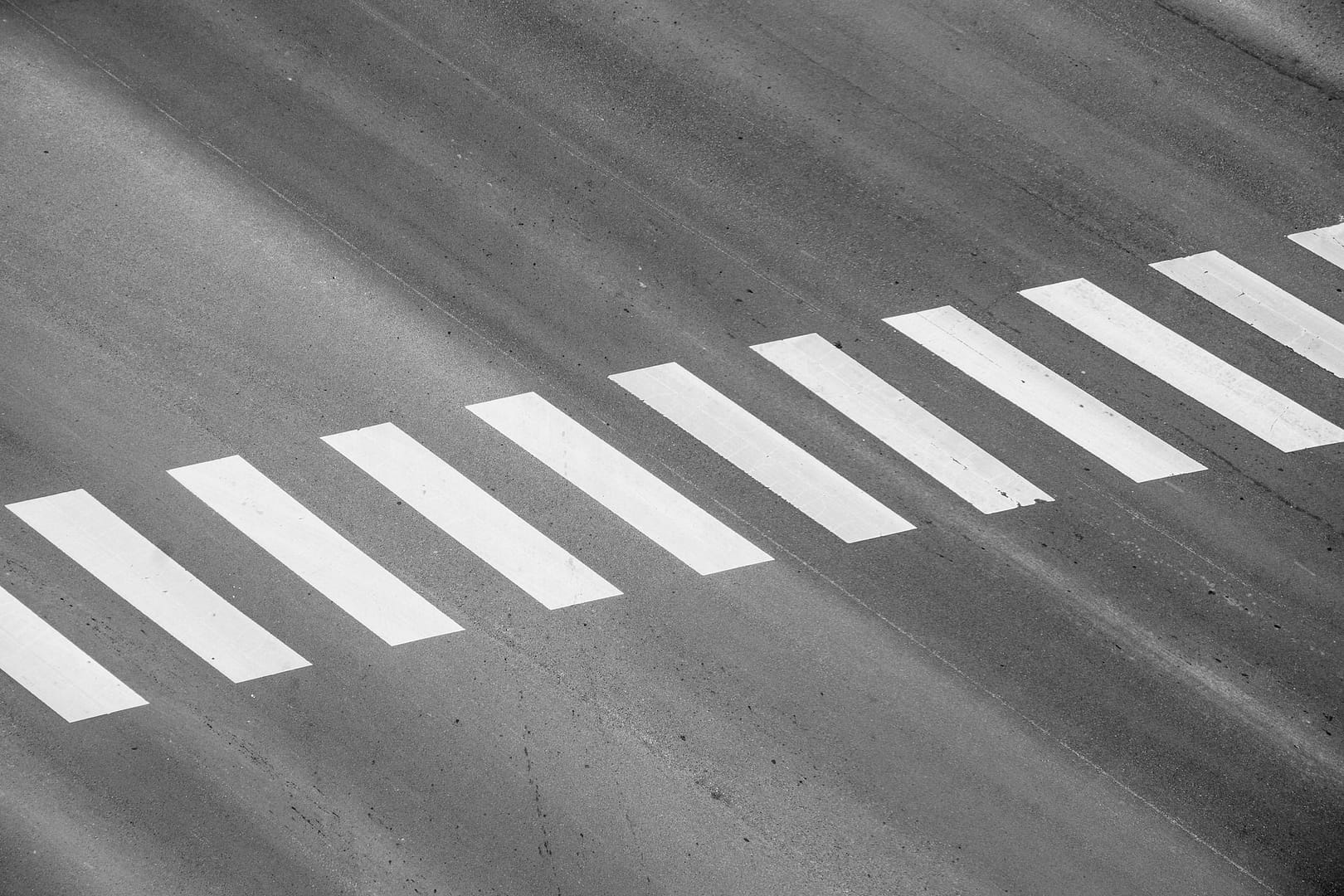 A zebra crossing