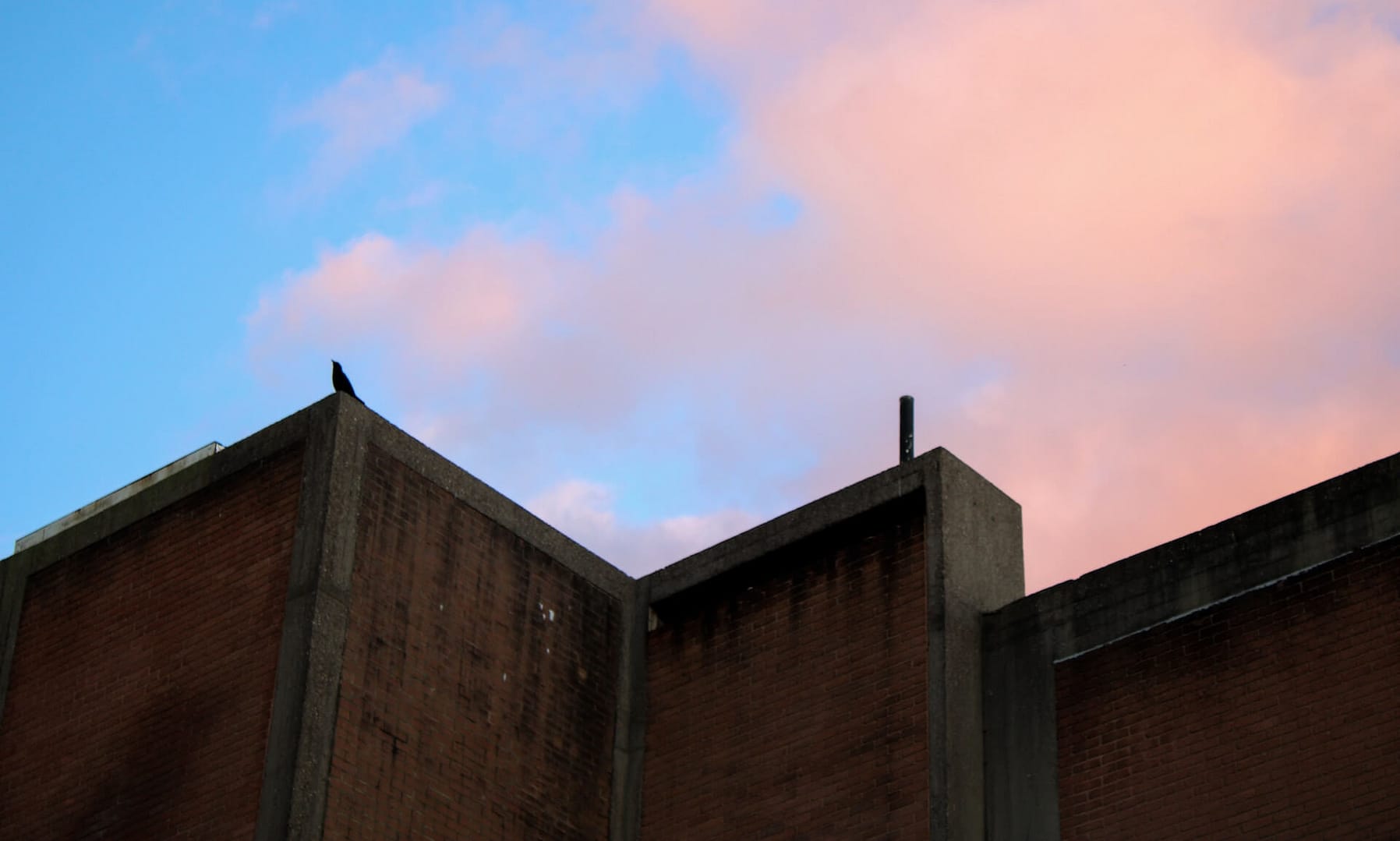 corner of a block of flats