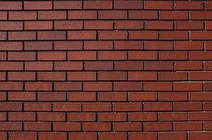 A red brick wall