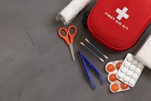 First aid paraphernalia