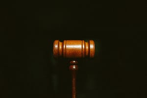 A gavel