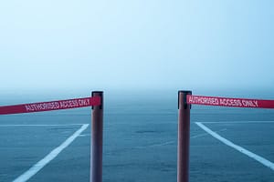 Barriers on the street