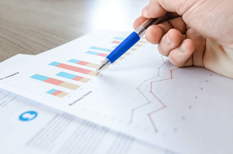 close up photo of a survey spreadsheet