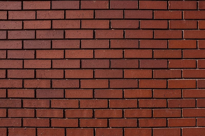 A red brick wall