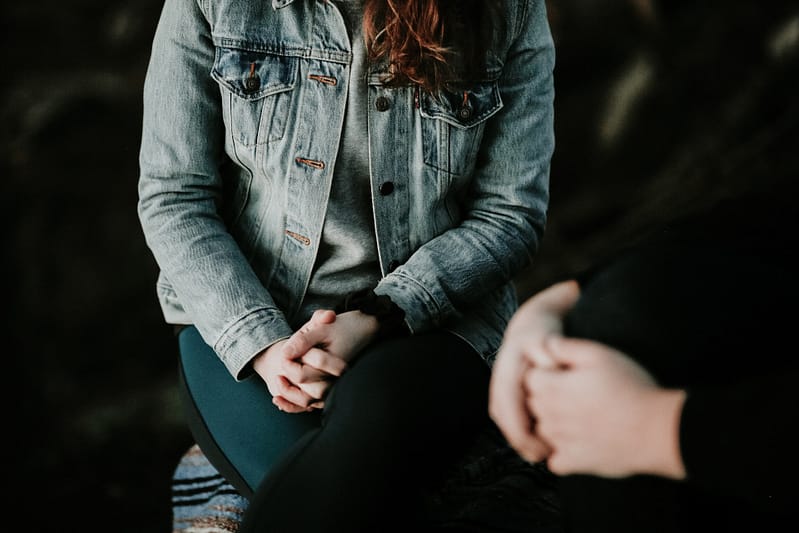 woman receiving therapy