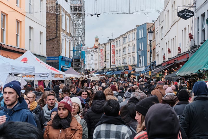 Busy Portobello Road