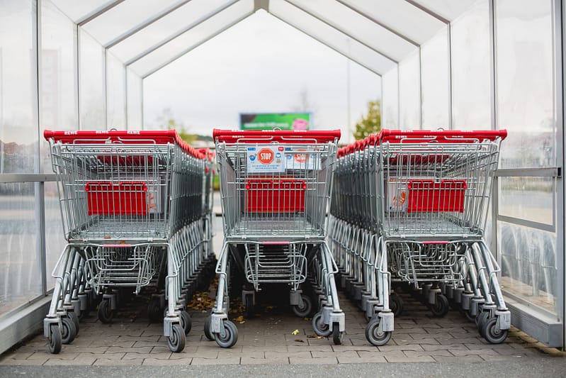 supermarket trollies