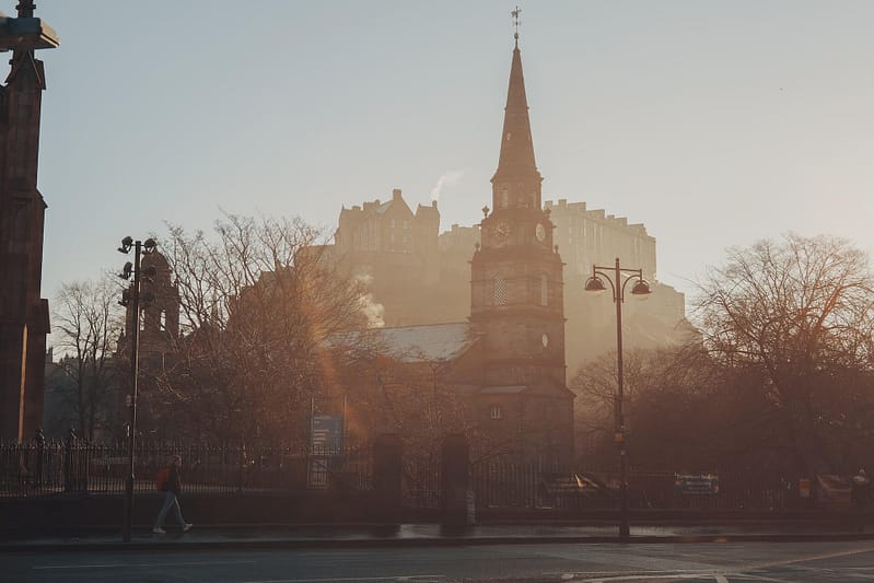 Edinburgh in winter