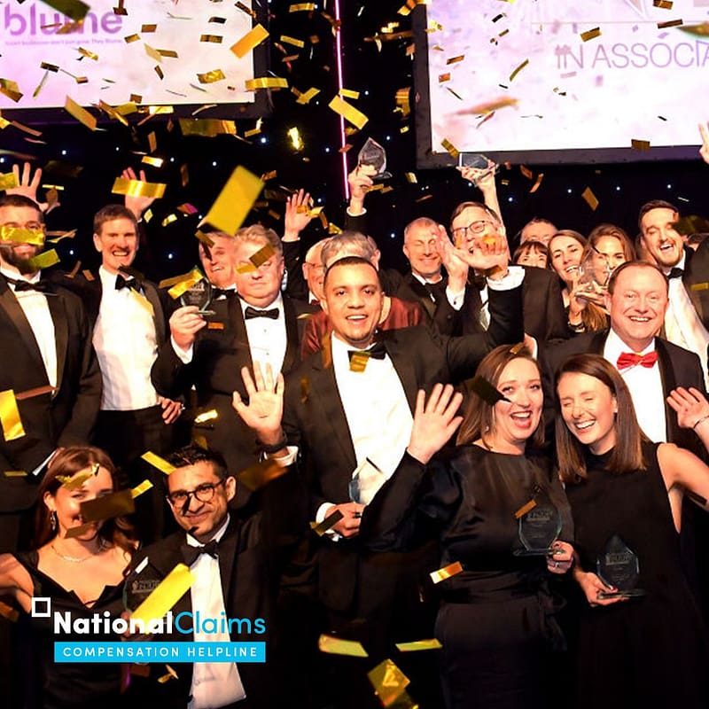 National Claims celebrating the award win